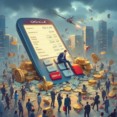 Oracle missed Q3 FY25 earnings estimates