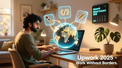 Freelancer working on a laptop