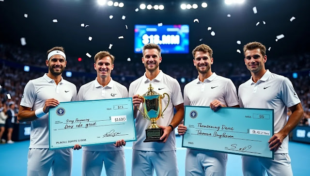 ATP Players Score Record $18.3M in 2024 ATP Players Score Record $18.3M in 2024