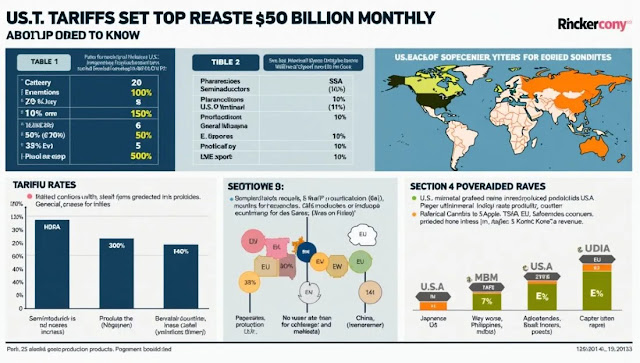 new U.S. tariff rates, expected revenue