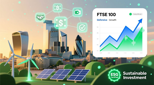 London financial district skyline
