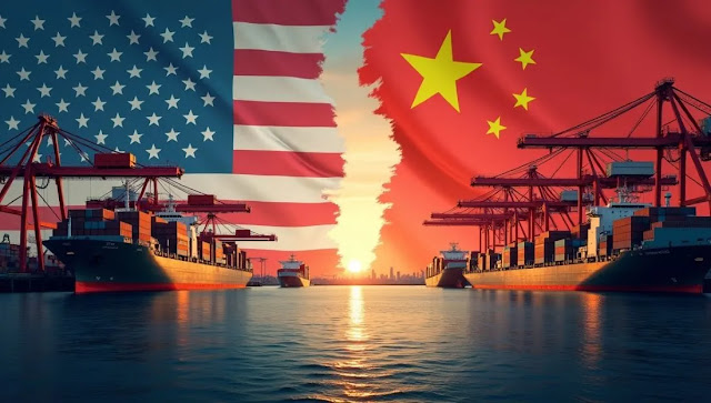 Global trade war impact with tariffs