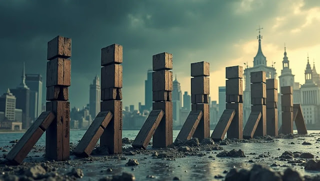 symbolizing contagion between the US and Europe