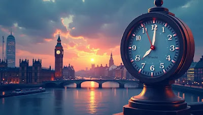 London skyline and European landmarks