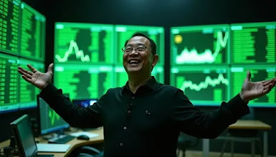 Nvidia Tops $5 Trillion: Wall Street Soars Nvidia flash green with record highs