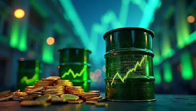 Oil Stock Exchange with digital stock
