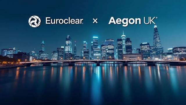 Euroclear and Aegon UK logos