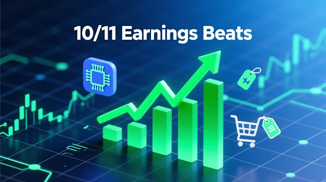 Earnings Boom: 10 of 11 Beat Expectations highlighting “10/11 Earnings Beats,