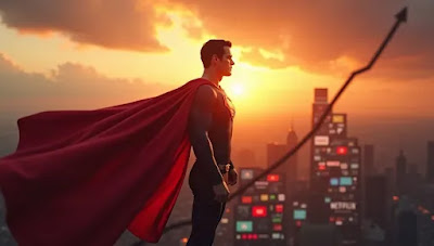 symbolizing financial power Superman