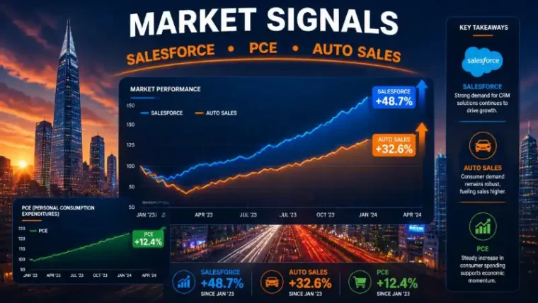 Salesforce, PCE & Auto Sales