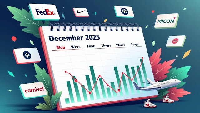 A weekly earnings calendar