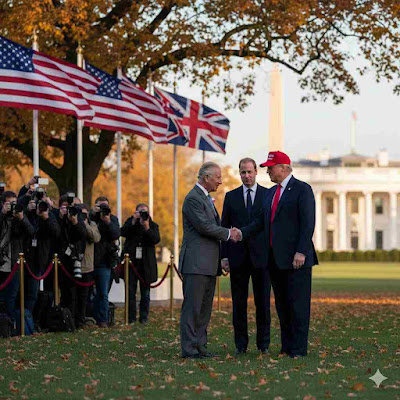King Charles III and Donald trump
