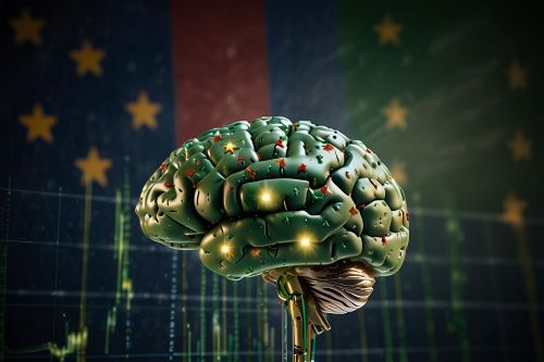 EU AI Act digital brain representing