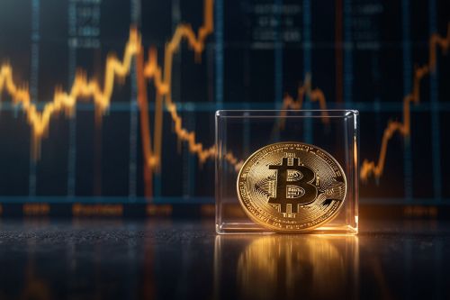 digital Bitcoin coin