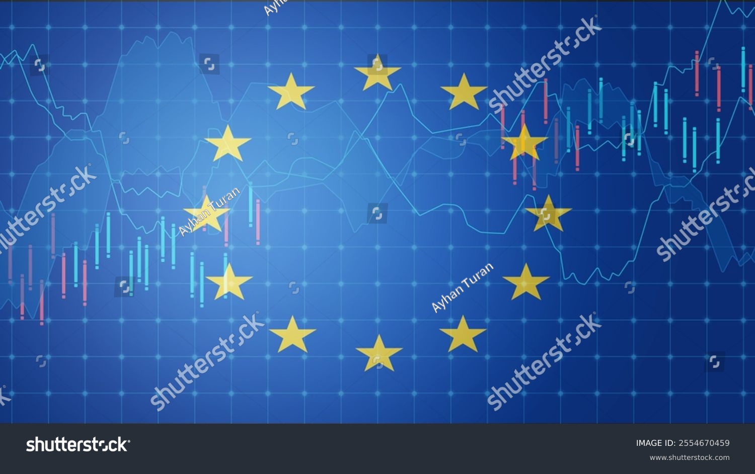 3d Illustration European Union Flag Financial Stock Illustration 2554670459  | Shutterstock