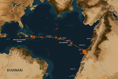 Strait of Hormuz blockage tactical map,