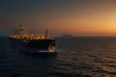 a massive oil tanker Hormuz