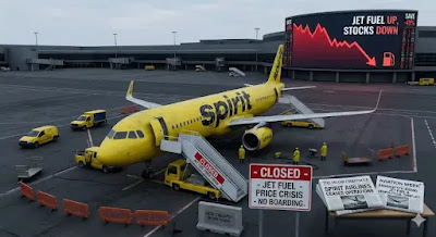Spirit Airlines bankruptcy due to rising jet fuel prices US Iran conflict 2026