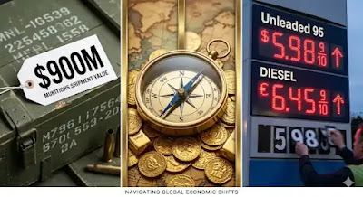 US-Israel weapon deals and rising energy costs on global consumer inflation.