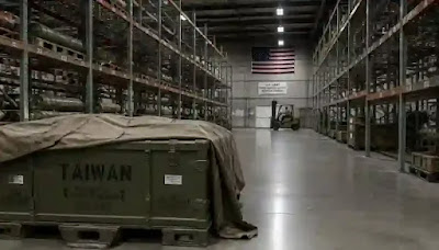 US Military Drone Crisis Exposed Taiwan military shipment frozen in warehouse.