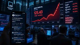 Mideast Crisis: Oil, Trump & Hospital Oil price charts and social media feed
