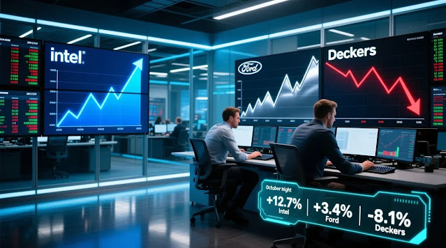 Earnings Live: Intel, Ford Soar as Deckers Slips