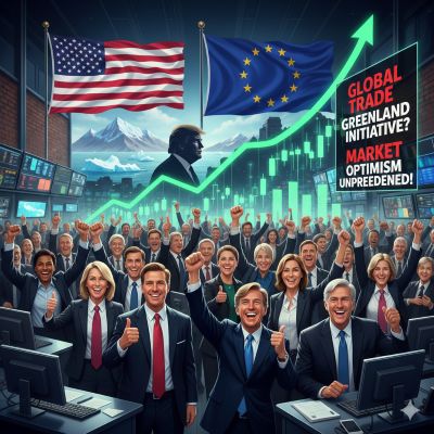 Wall Street Jumps as Trump Pauses Greenland Tariffs Wall Street Jumps as Trump Pauses Greenland Tariffs