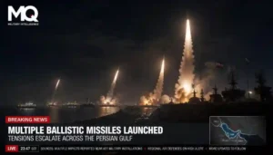 MQ news logo on military launch image