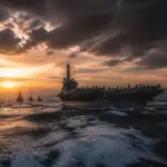 US Navy fleet blockade Iran