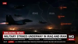 US and Saudi jets strike Iraq and Iran