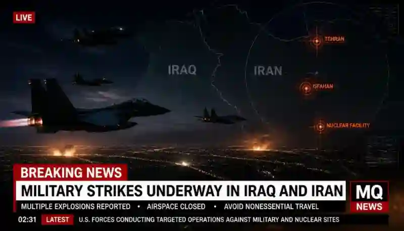 US and Saudi jets strike Iraq and Iran