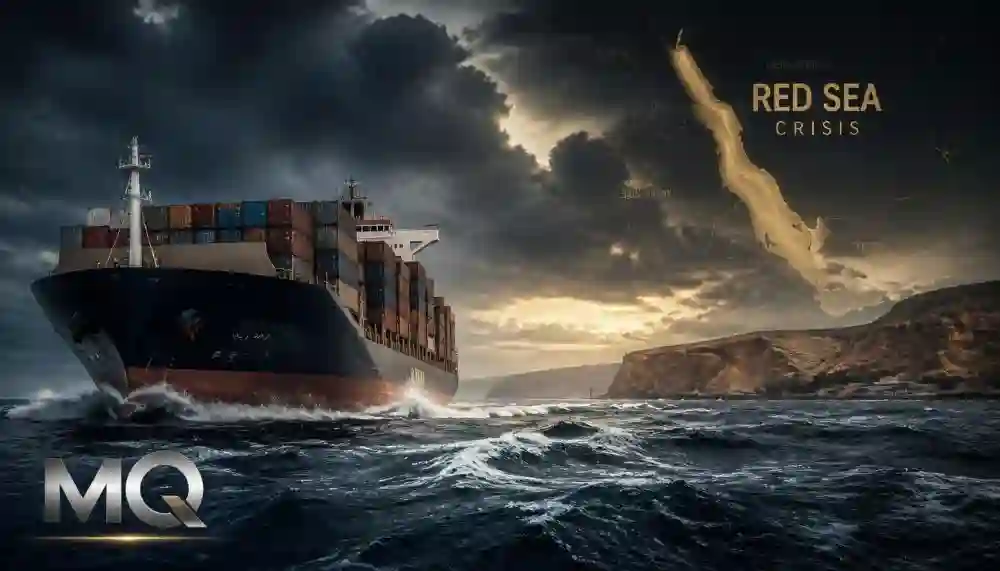 Red Sea Crisis shipping route map update