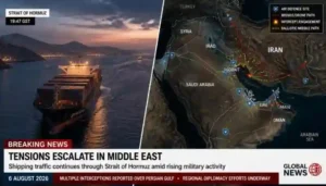 Strait of Hormuz ship navigation map
