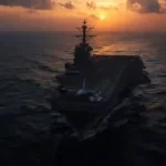 West Asia Standoff & Hormuz Crisis US aircraft carrier at sea in West Asia
