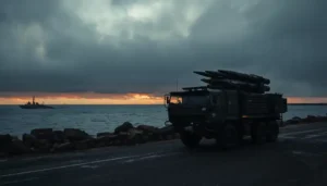 Iran war update: Coastal defence battery