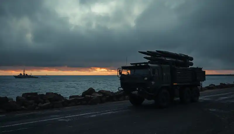 Iran war update: Coastal defence battery
