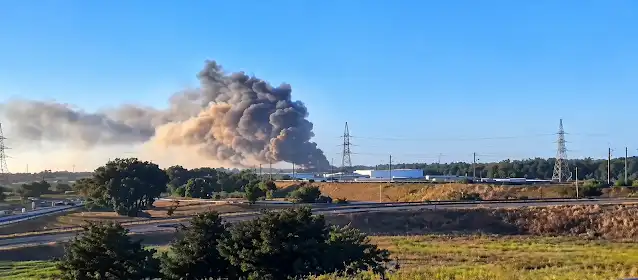 Ukraine Russia War: Smoke rising from industrial site strike