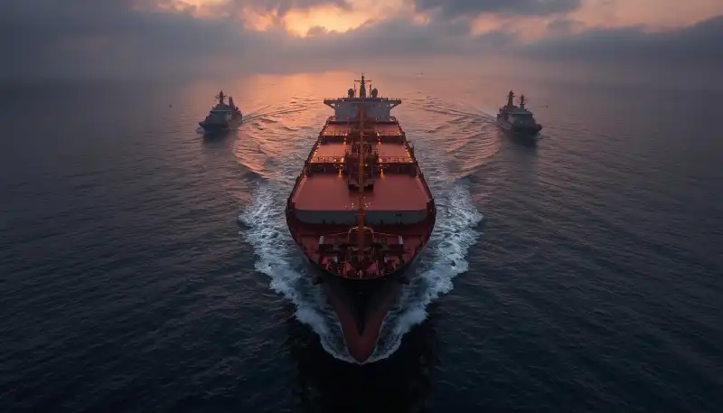 Middle East crisis naval ship in Hormuz