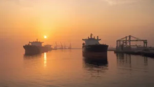 Middle East Crisis: Oil tankers at Saudi Yanbu Red Sea port