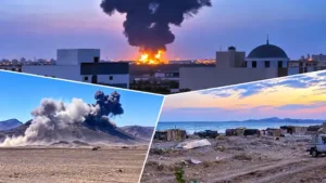 Civilian Toll in Ukraine: Heavy smoke and strikes near urban infrastructure and coastal regions in the Middle East