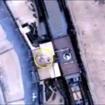 Yemen Conflict Shifts: Satellite view of airport impact zone