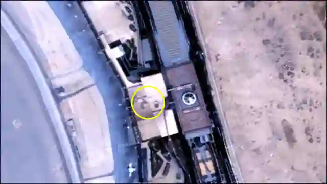 Yemen Conflict Shifts: Satellite view of airport impact zone
