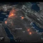 Middle East Crisis regional geopolitical tension map and defense alerts