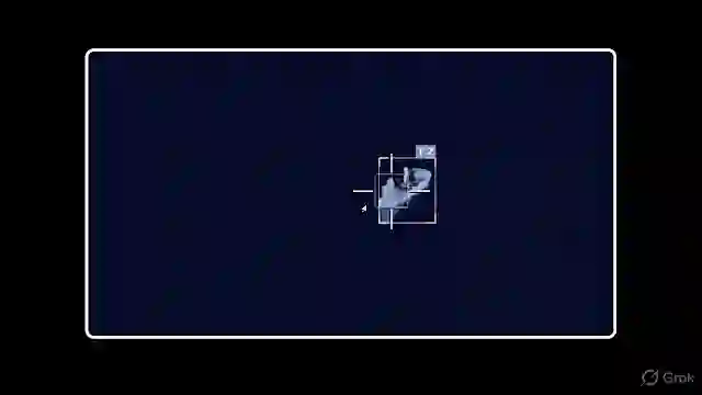 Thermal imaging screen display locking onto target coordinates using military sensor crosshairs